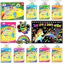 ZMLM 36 Pack Rainbow Art Scratch Notebooks for Kids Birthday Party Favors