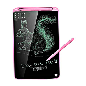 zmoly 85 inch lcd re-writing paperless electronic digital notepad for learning blue pink multicolor