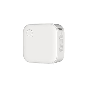 znine portable mini wireless label printer for kithen d30 label maker machine compatible with iosandroid for jars with 1 roll thermal label sticker paper white