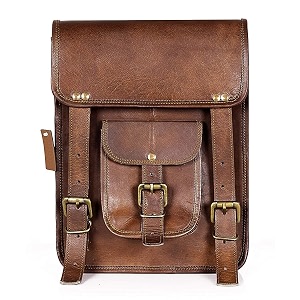 znt bags leather sling bag crossbody style for men and women travel and office use 7 x 9 inches
