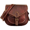 ZNT BAGS Leather Sling Bag, Crossbody Style, for Men and Women, Travel and Office Use (9 x 7 x 3.5 Inches)