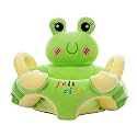 Zoby Baby Cotton Soft Plush Cushion Baby Sofa (Green)