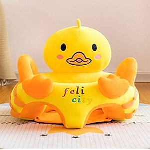 zoby cotton soft plush cushion baby sofa yellow