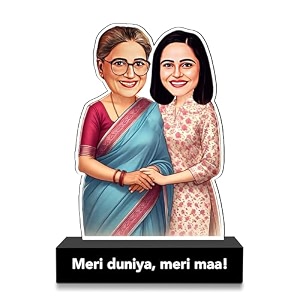 zoci voci personalized caricature  fun customized gift for mom from sondaughter  unique birthday amp mothers day gift meri duniya