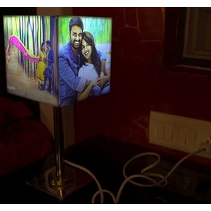 zoci voci photo lamp shades - personalized gifts for new couple on wedding 25th anniversary gift cube shade