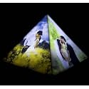 ZOCI VOCI Valentines Day Gift Photo Lamp - Anniversary Gift for Wife, Birthday Gift for Husband, Wedding Gifts for Couple - LED Photo Frame, Acrylic Body, HD Prints, Matt Finish (Pyramid of Love)