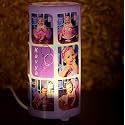 ZOCI VOCI Personalized Cylindrical Lamp, White, led