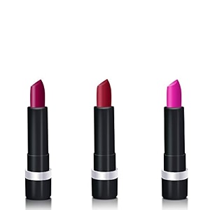 zodak retro matte lipstick baby pink 35gm combo pack of 3infused with vitamin egives comfortable matte finishlong lasting lip stains