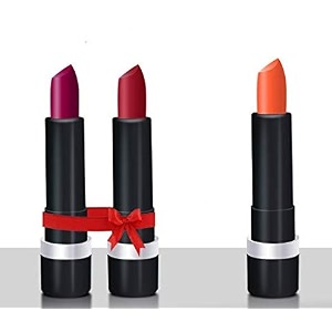 zodak retro matte lipstick baby pink 35gm combo pack of 3infused with vitamin egives comfortable matte finishlong lasting lip stains