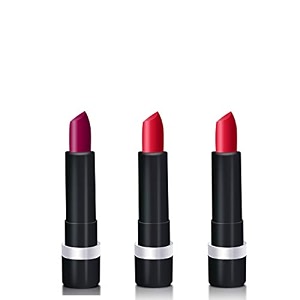 zodak retro matte lipstick metalic 35gm combo pack of 3infused with vitamin egives comfortable matte finishlong lasting lip stains