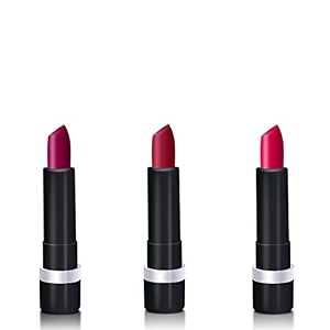 zodak retro matte lipstick sweet red 35gm combo pack of 3infused with vitamin egives comfortable matte finishlong lasting lip stains
