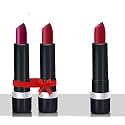 ZODAK Retro Matte Lipstick Velvet Maroon 3.5gm, Combo (Pack of 3)|Infused with Vitamin E|Gives Comfortable Matte Finish|Long Lasting Lip Stains
