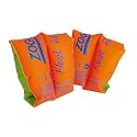 ZOGGS Float Bands for Swimming, Size - (6-12 Years / 25-50 kg), Color - Orange/Green