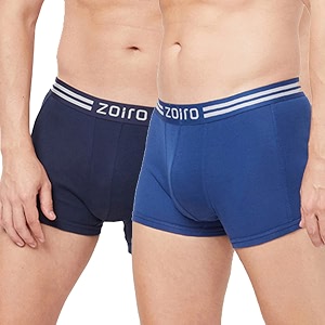 Zoiro Cotton Soft Mens Trunk Pack of