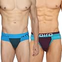 Zoiro Men39s Cotton Solid Brief Combo Pack