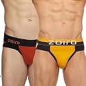 Zoiro Men39s Cotton Solid Brief Combo Pack