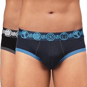 Zoiro Men Cotton Blend Printed Marvel Brief
