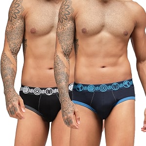 Zoiro Men Cotton Blend Printed Marvel Brief
