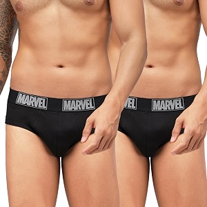Zoiro Men Cotton Blend Printed Marvel Brief
