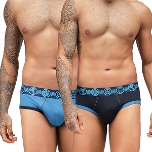 Zoiro Men Cotton Blend Printed Marvel Brief