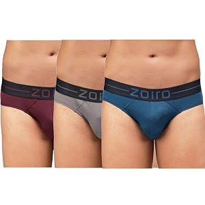 Zoiro Modal Cotton Soft Mens Brief Combo