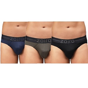 Zoiro Modal Cotton Soft Mens Brief Combo