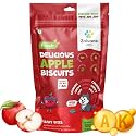 ZOIVANE Dog Food, Treats and Biscuits | Apple Biscuits Veg Food for Dog, Puppy and Adult Dogs | Dog Treats for Adult Dog and All Types Breeds and Stages - Pack of 01-100 grms