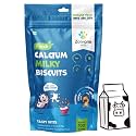 ZOIVANE Dog Food, Treats and Biscuits | Calcium Milky Biscuit Veg Food for Dog, Puppy and Adult Dogs | Dog Treats for Adult Dog and All Types Breeds and Stages - Pack of 01-100 grms