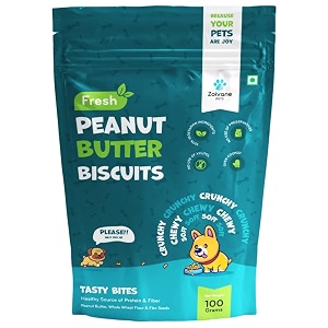 zoivane dog food treats and biscuits  peanut butter biscuit veg food for dog puppy and adult dogs  dog treats for adult dog and all types breeds and stages - pack of 01-100 grms