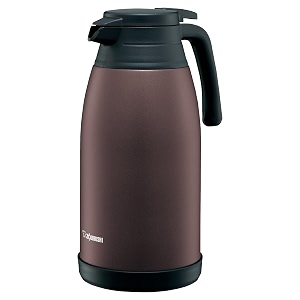 zojirushi ra19 ta stainless steel vaccum carafe with excellent heat retention brown 64 oz  19 liters