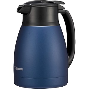 zojirushi sh-hc10ad stainless steel vacuum carafe 1-liter matte navy