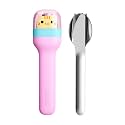 Zoku Kids' Cutlery Set, Cat, Spoon, Fork, Knife, Bento