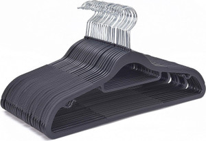 Zollyss Plastic Hangers Heavy Duty Dry Wet