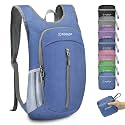 ZOMAKE 10L Ultra Lightweight Packable Backpack, Small Daypack Light Foldable Backpacks Water Resistant Day Bag for Hiking(Dark Blue)