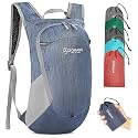 ZOMAKE Lightweight Packable Backpack, 18L Small Foldable Daypack for Hiking