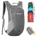 ZOMAKE Lightweight Packable Backpack, 18L Small Foldable Daypack for Hiking