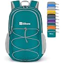 ZOMAKE Lightweight Packable Backpack 28L, Foldable Backpacks Water Resistant Collapsible Day Bag Light Daypack for Hiking(Turquoise green)