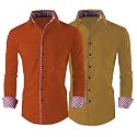 Zombom Combo of Men39s Solid Regular Fit