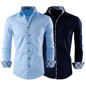 Zombom Combo of Mens Solid Regular Fit