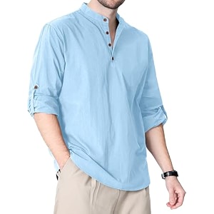 Zombom Cotton Polyester Blend Solid Casual Regular