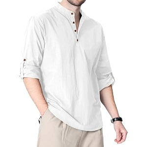 Zombom Cotton Polyester Blend Solid Casual Regular