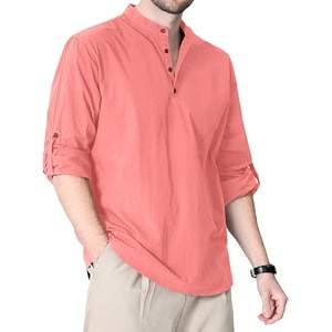 Zombom Cotton Polyester Blend Solid Casual Regular