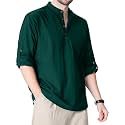Zombom Cotton Polyester Blend Solid Casual Regular