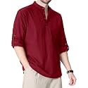 Zombom Cotton Polyester Blend Solid Casual Regular