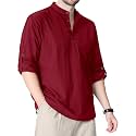 Zombom Cotton Polyester Blend Solid Casual Regular