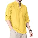 Zombom Cotton Polyester Blend Solid Casual Regular