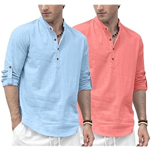 Zombom Mens Combo Cotton Polyester Blend Solid