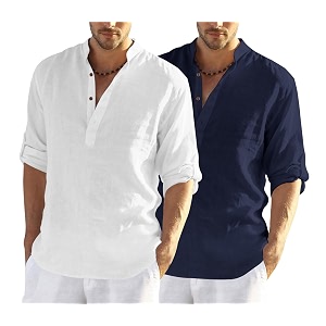 Zombom Mens Combo Cotton Polyester Blend Solid
