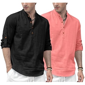 Zombom Mens Combo Cotton Polyester Blend Solid