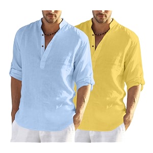 Zombom Mens Combo Cotton Polyester Blend Solid